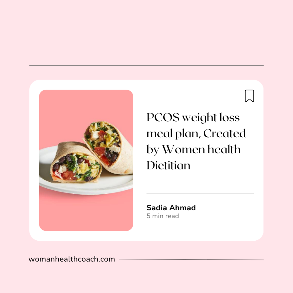 PCOS meal plan